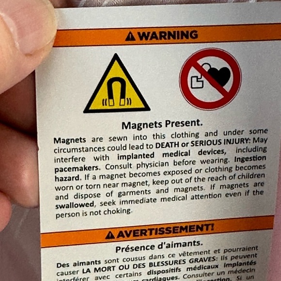 Tommy Hilfiger Long Sleeve Adaptive Magnet Closure Pinstripe Shirt - Pink - S/P - Picture 13 of 15